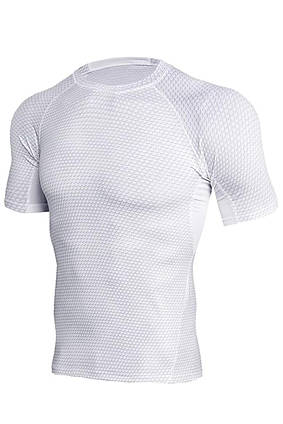 Футболка компресійна чоловіча Кобра Apmi білий