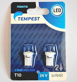 Автолампа LED б/ц габарит і панель приладів (блістер 2шт)