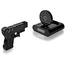 Годинник-будильник мішень та пістолет Gun Alarm Clock інтерактивний будильник зі стрільбою для пробудження, фото 5