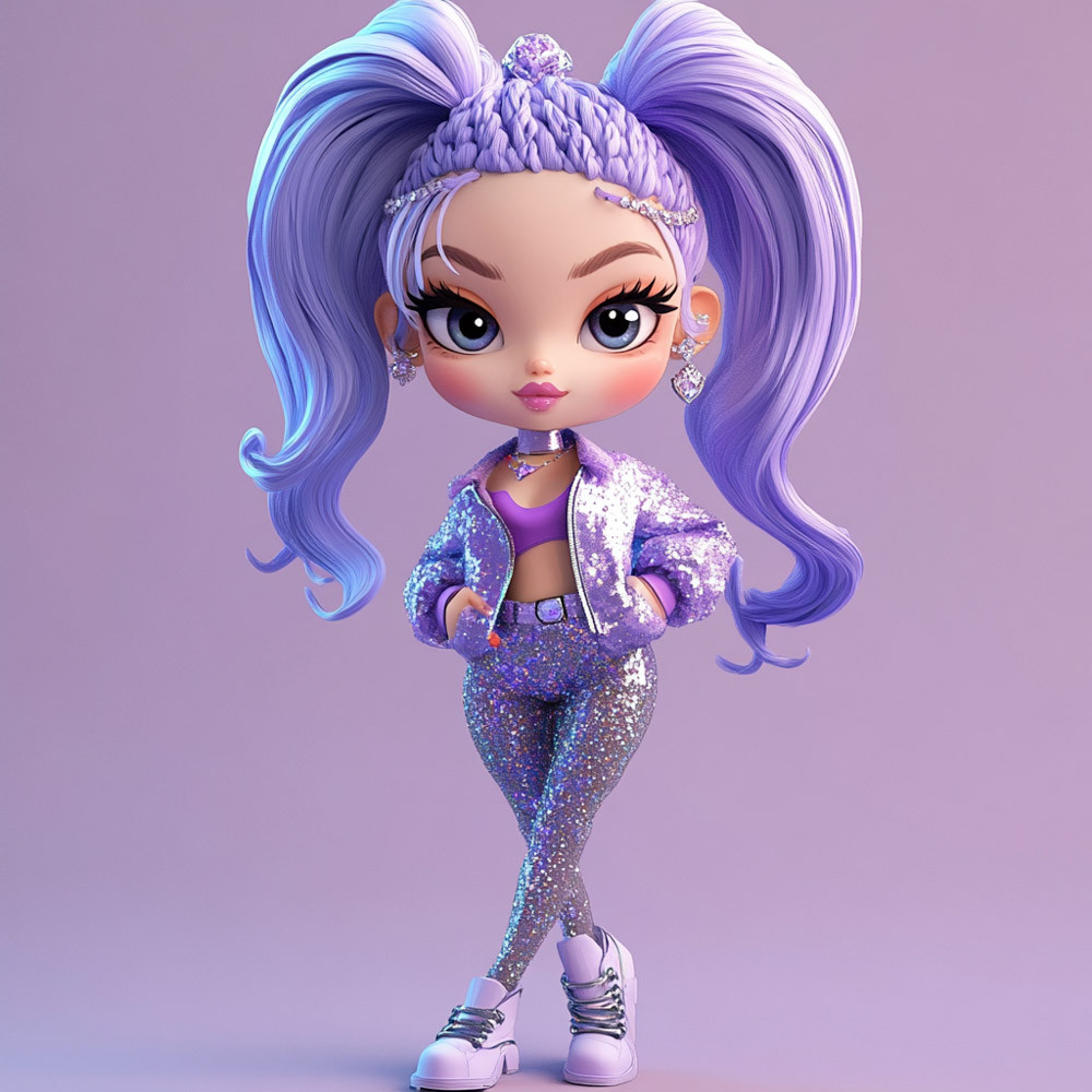 Алмазна мозаїка "Блискучий стиль", 20*20см, на рамці, в кор. 21*21*2,5см, ТМ Dreamtoys, фото 1