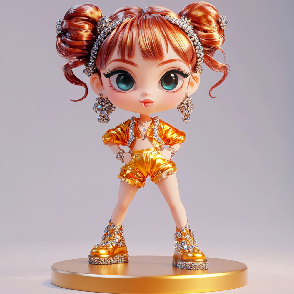 Алмазна мозаїка "Модне сяйво", 20*20см, на рамці, в кор. 21*21*2,5см, ТМ Dreamtoys, фото 1