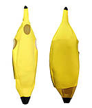 Костюм Банан RESTEQ для дорослого 168–182 см — яскравий та веселий наряд для вечірки, косплею та свята, фото 2