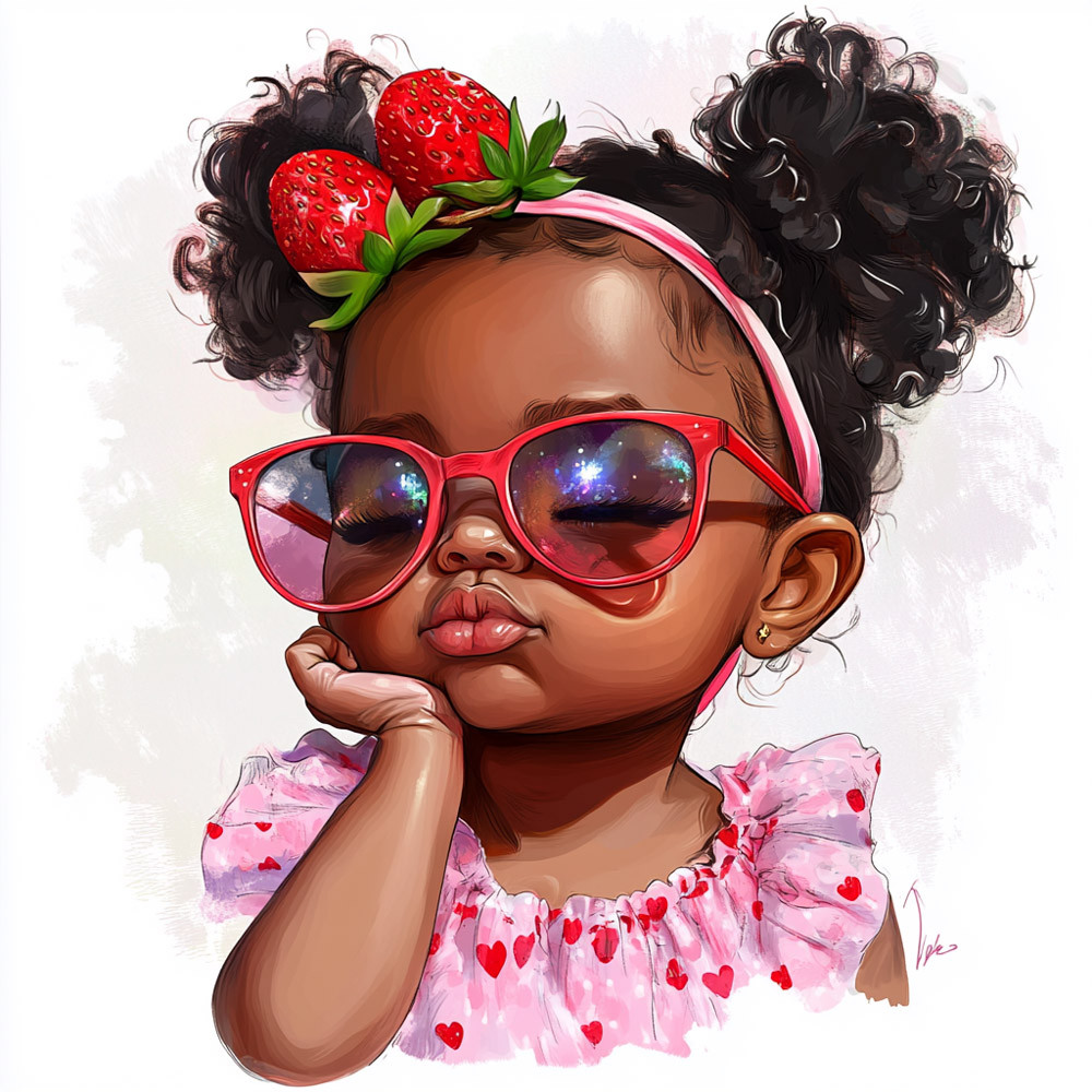 Алмазна мозаїка "Солодка полуничка", 20*20см, на рамці, в кор. 21*21*2,5см, ТМ Dreamtoys, фото 1