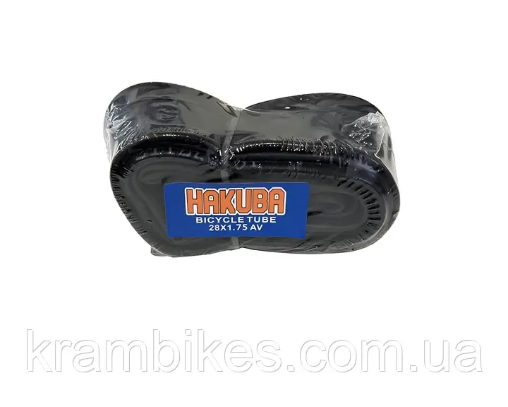 Камера велосипедна "Hakuba" 28 x 1.75 AV (полиэтиленовая упаковка) Schrader