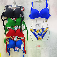 Купальник розмір 38-46 матеріал еластан колір показаний на зображенні в пакованні від 10 шт.