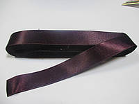 Лента атласная двухсторонняя 2 см ( 10 метров) фиолетовая сливовая Ленты атласные