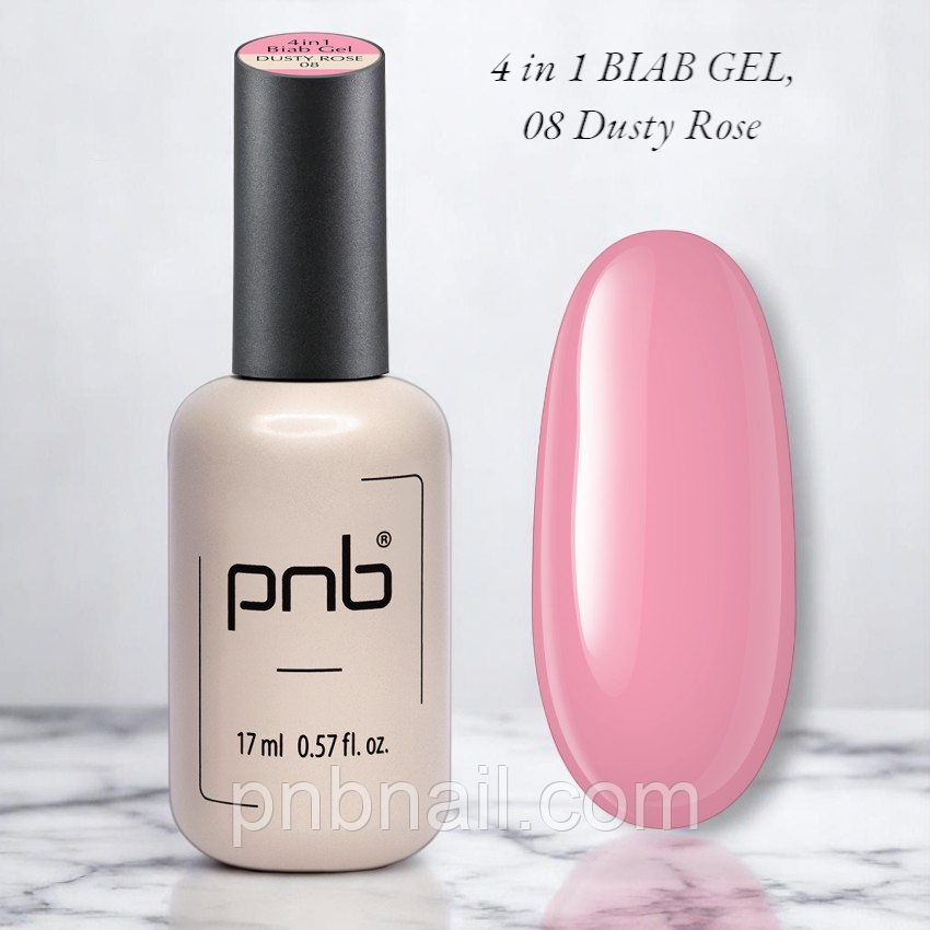 BIAB Gel 4 in 1  PNB, 06 Rosy Mist, 17 мл