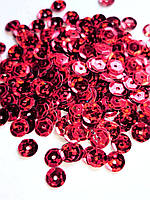 Пайєтки Червоні 0.8см (10гр ) (+-500шт) для декору