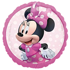 АН093 ANAGRAM-АН Коло 18" Minnie Mouse/Мінні Маус - рожевий кант (УП)