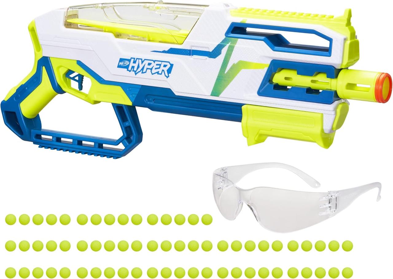 Бластер Нерф з кульками та окулярами Nerf Hyper Bundle Siege-50