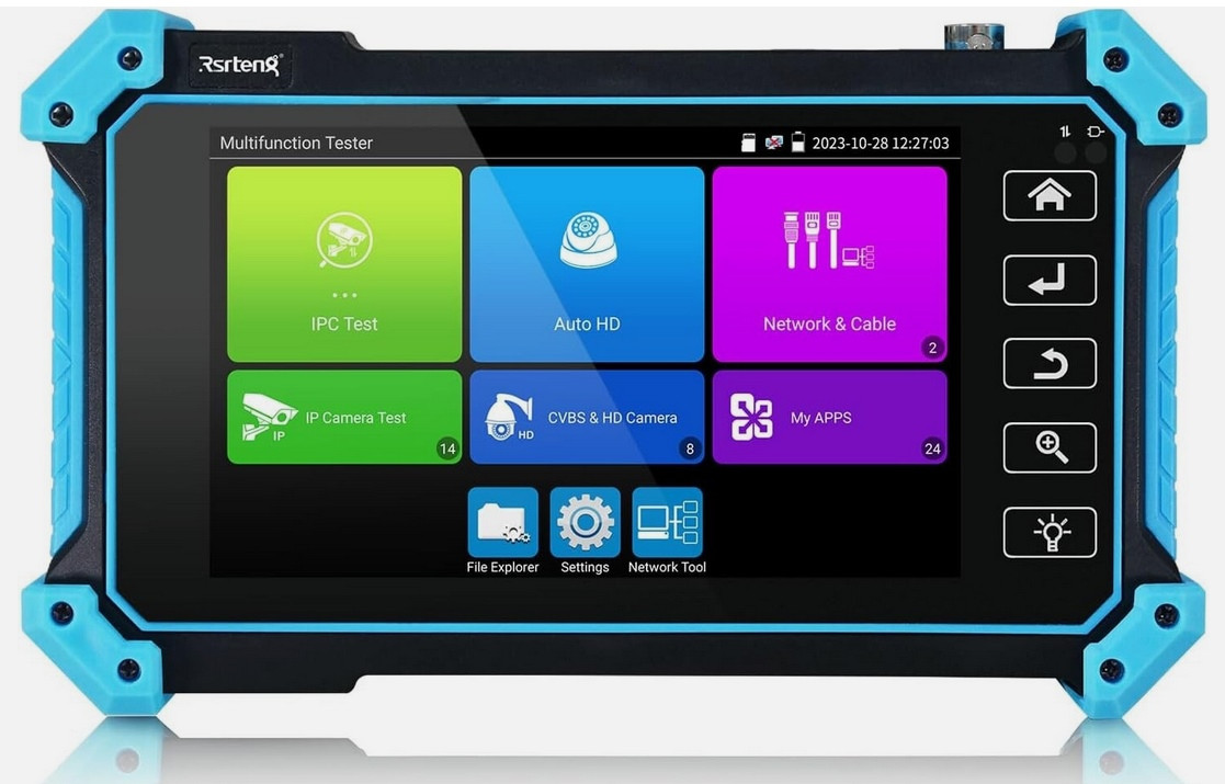 Сервісний монітор відеоспостереження  IPC-5100C Plus 8MP IP CVI TVI AHD POE 12 в, Wi-Fi для настроювання відеокамер