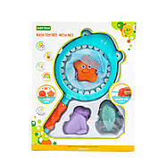 Набір іграшок для ванни із ачком Baby team 9027, фото 3