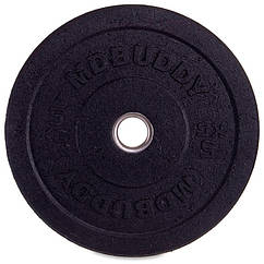 Бамперний диск гумовий MDbuddy Bumper Plates 2676-5 вага 5 кг діаметр 51 мм