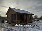 Будинок з корабельної дошки 6*7 з терасою 3*4, фото 5