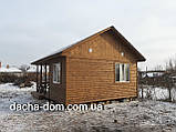 Будинок з корабельної дошки 6*7 з терасою 3*4, фото 3