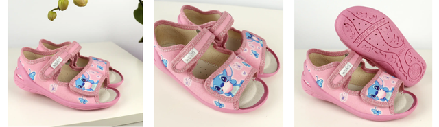 Дитячі текстильні тапочки для дівчат Style Baby