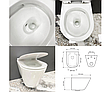 Комплект 5в1: інсталяція Grohe Rapid + безобідковий унітаз VBI білий, змив TORNADO + клавіша хром глянцева, фото 9