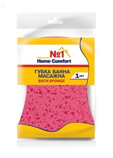 Губка банна масажна Home Comfort №1 1 шт, фото 1