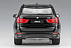 Масштабна модель автомобіля BMW X5 1:24 чорна колекційна модель з деталізацією салону та рухомими колесами, фото 5