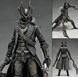 Статуетка Протагоніст. Модель Bloodborne, фігурка Hunter 15 см