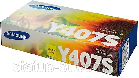 Заправка картриджа Samsung CLT-Y407S yellow для принтера Samsung CLP-320, CLP-320n, CLP-325, CLP-325w, 3185, фото 1