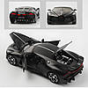 Модель автомобіля Bugatti La Voiture Noire. Металева інерційна машинка Бугатті 1:32, фото 3