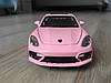 Модель автомобіля Porsche Panamera масштаб: 1:32. Іграшкова машина Порш Панамера рожевого кольору, фото 5
