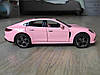 Модель автомобіля Porsche Panamera масштаб: 1:32. Іграшкова машина Порш Панамера рожевого кольору, фото 10