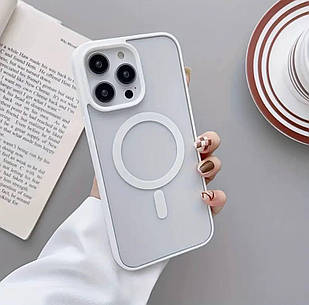 Білий MagSafe чохол для iPhone 13 pro