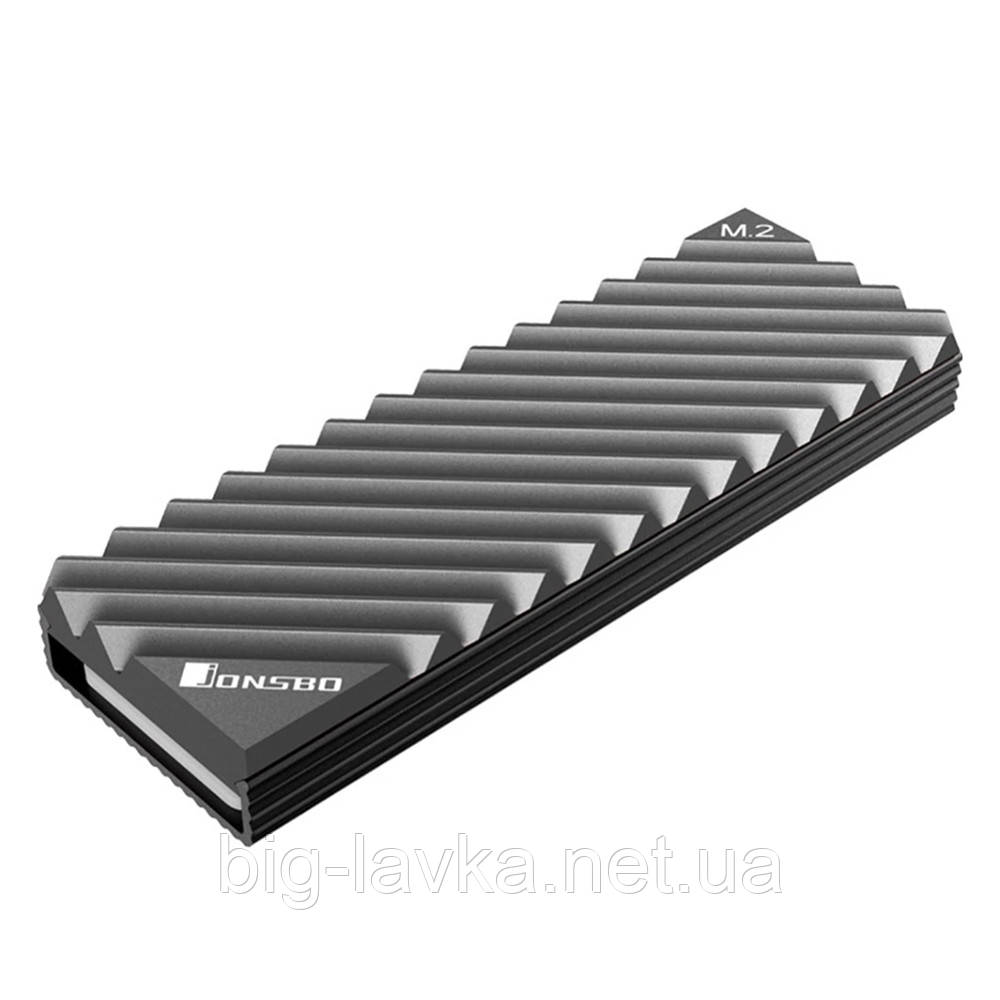 Радіатор Jonsbo для M.2 2280 NVMe SSD Сріблястий