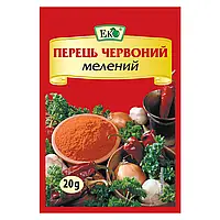 Спеції та прянощі ЕКО Перець червоний мелений 20г