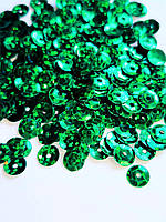 Пайєтки Зелені 0.8см (10гр ) (+-500шт) для декору