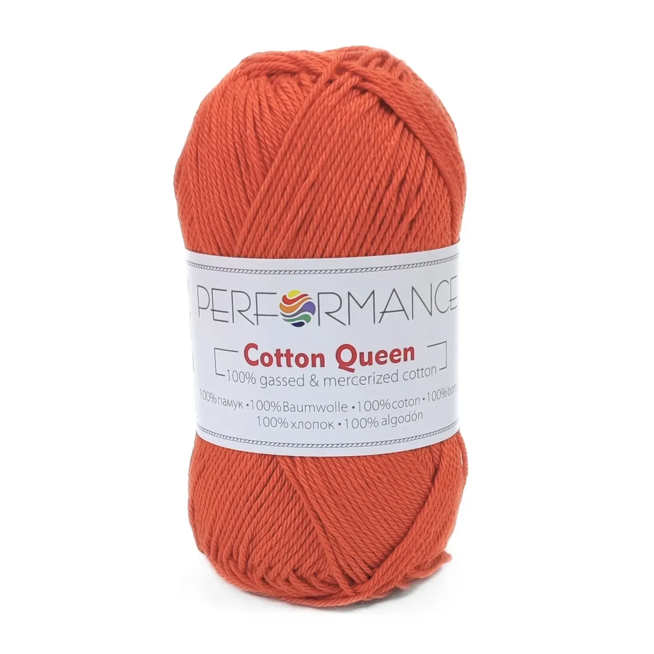 Пряжа Cotton Queen/Коттон Квін, лососевий 0144, Performance, фото 1