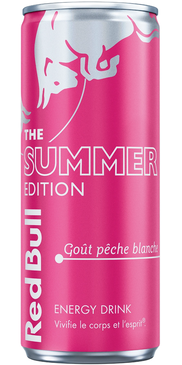 Енергетик Red Bull The Summer Edition зі смаком білого персика 250мл