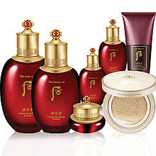 Оновлююча косметична серія з фітоестрагенами червоного женьшеню The History of Whoo Jinyulhyang Special Set