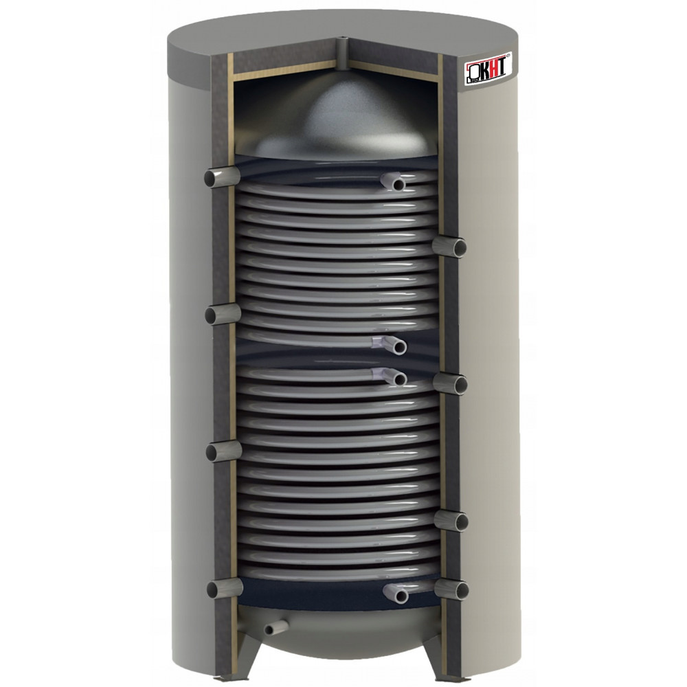 Буферна ємність КНТ PS-C-02-800-GP-PS з 2 теплообмінниками, фото 1