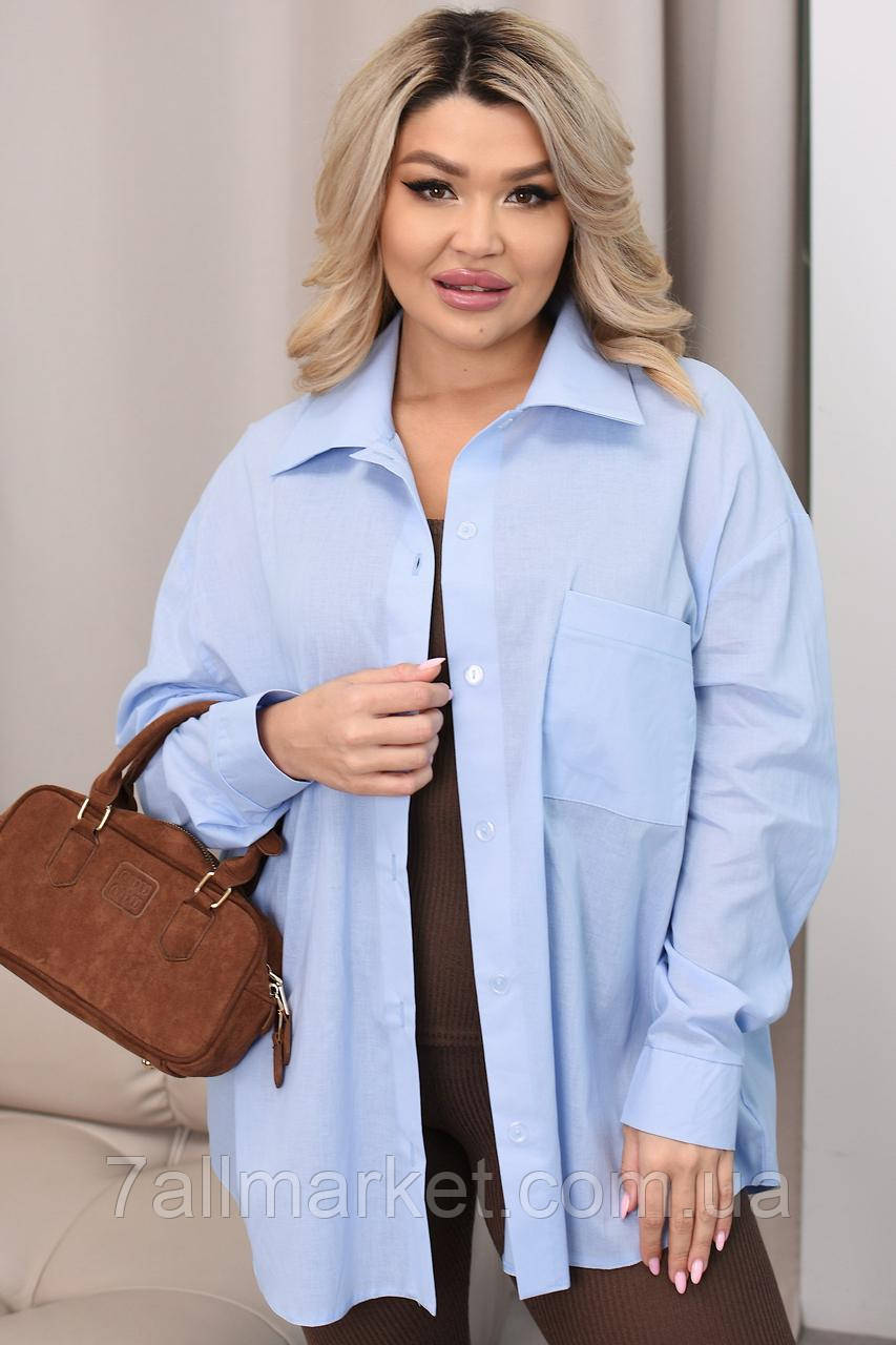 Сорочка жіноча котон (48-62) (5кв) "SOROKKA" недорого від прямого постачальника