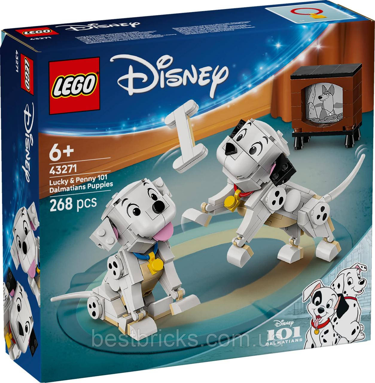 Конструктор Lego Disney Лакі та Пенні. 101 далматинець 43271, фото 1