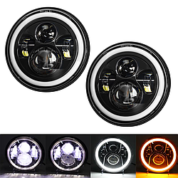 Фари LED 5.75 дюйма JP 45W – комплект для ВАЗ 2106, ближнє/дальнє світло, 2 штуки
