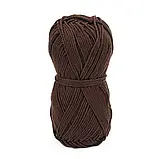 Пряжа Cotton Queen/Коттон Квін, коричневий 0227, Performance, фото 2