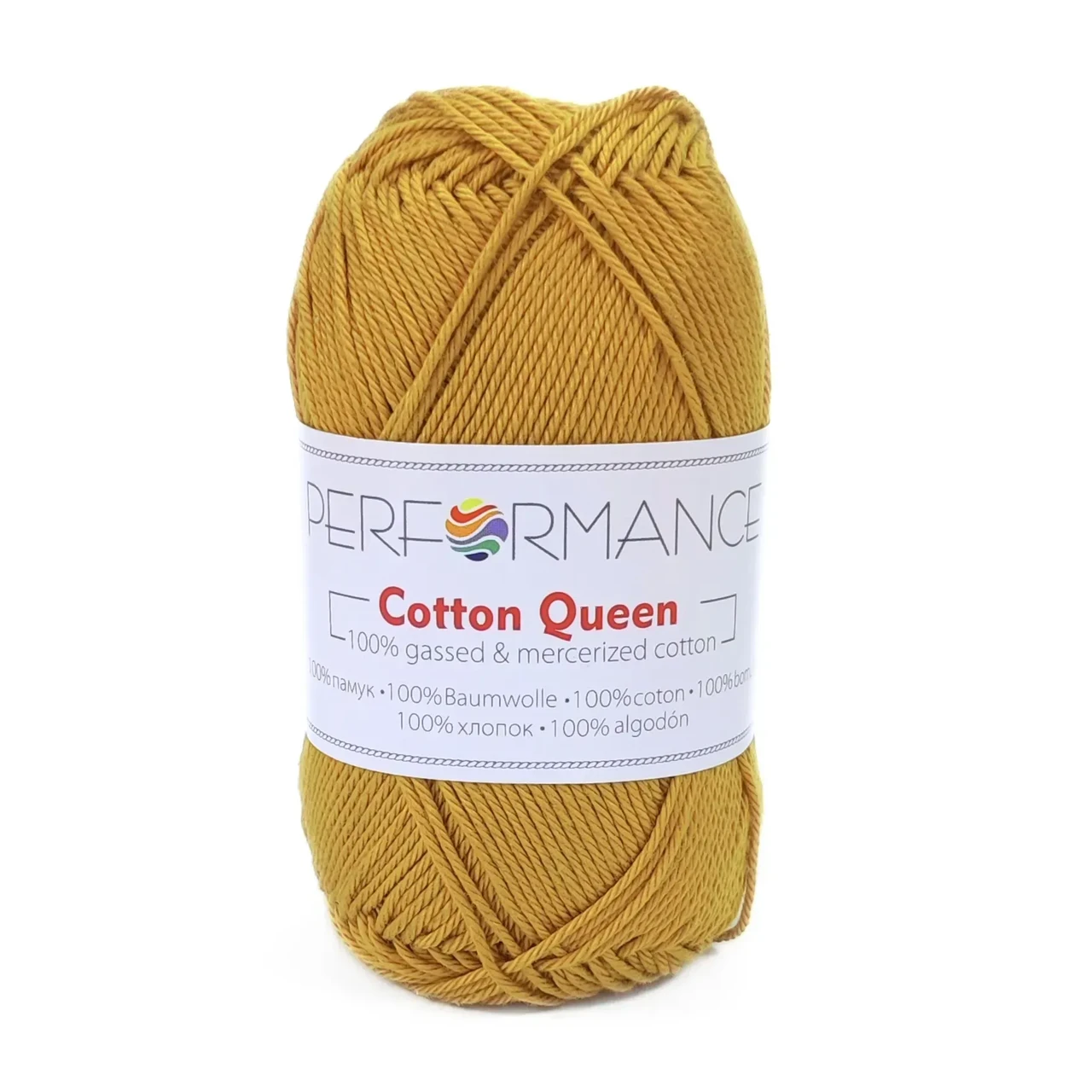 Пряжа Cotton Queen/Коттон Квін, кемел 0190, Performance, фото 1