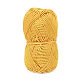 Пряжа Cotton Queen/Коттон Квін, жовтий 0114, Performance, фото 2