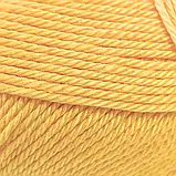Пряжа Cotton Queen/Коттон Квін, жовтий 0114, Performance, фото 3