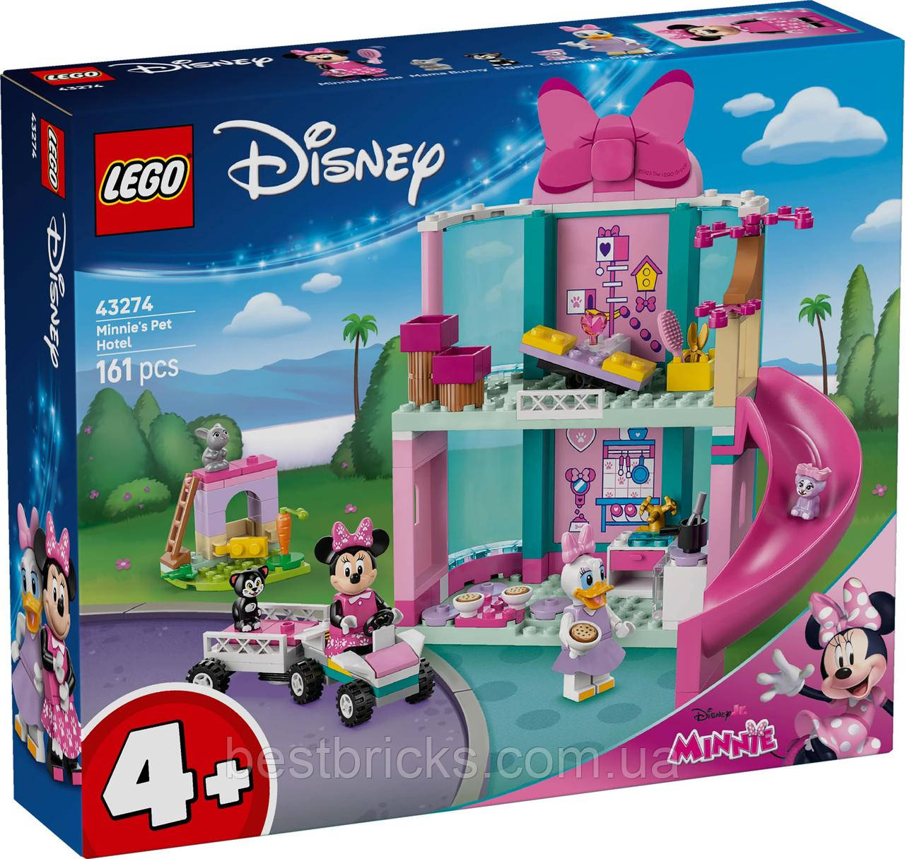 Конструктор Lego Disney Готель Мінні для домашніх улюбленців 43274, фото 1