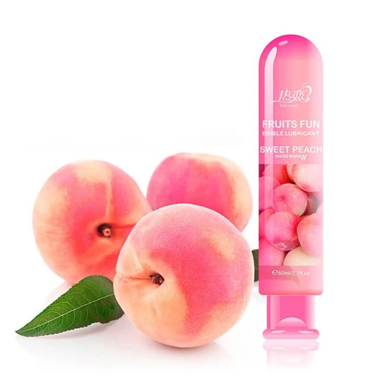 Fruits Fun Peach їстівний лубрикант оральний гель-змазка персик 80 мл