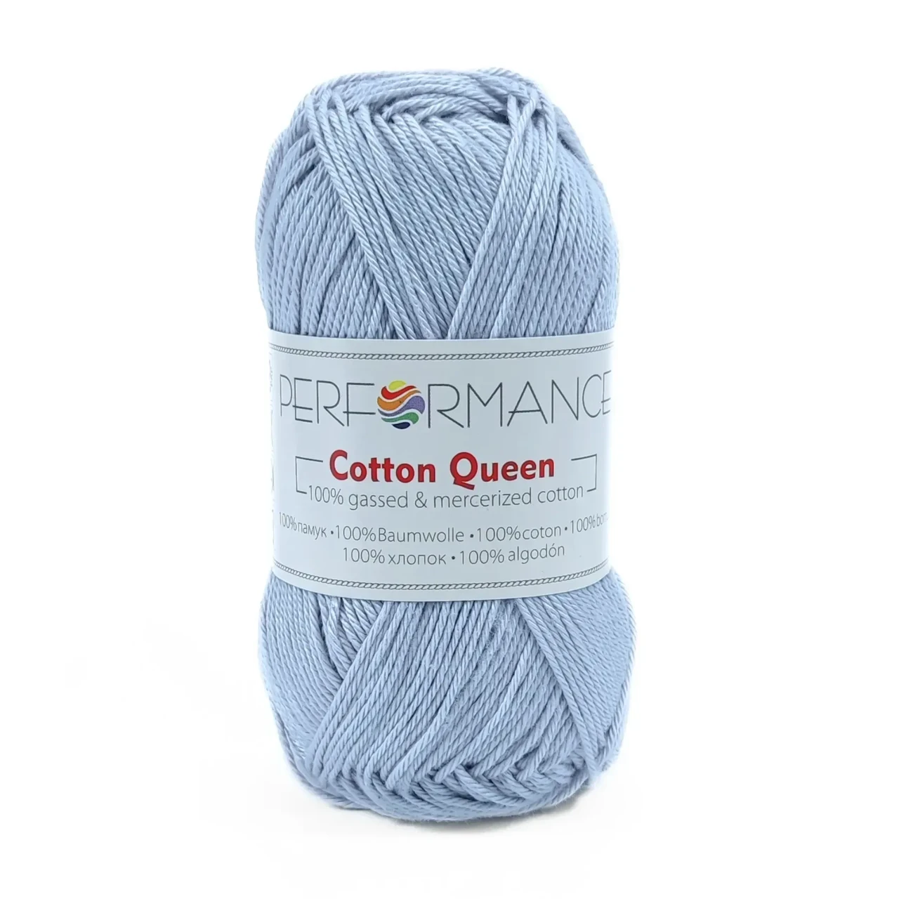Пряжа Cotton Queen/Коттон Квін, світло-блакитний 085, Performance, фото 1
