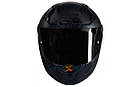 Шолом (інтеграл) Nolan X-804 RS TRIPLONERO Black [M], фото 2