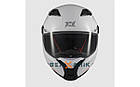 Шолом (інтеграл) AXXIS FENIX SOLID A0 GLOSS White [L], фото 2