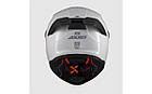 Шолом (інтеграл) AXXIS FENIX SOLID A0 GLOSS White [L], фото 3