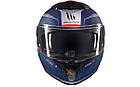 Шолом (модуляр) MT ATOM 2 SV DESTINY C7 Matt Blue [L], фото 3